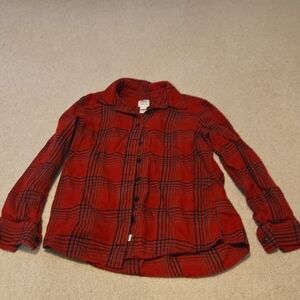 Blake Shelton Lands End Flannel Shirt Mens Small